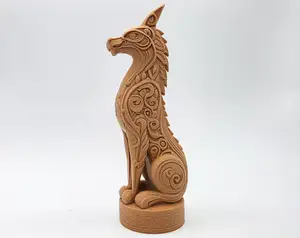 Fenrir Wolf Statue