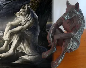 Alpha Werewolf Meme 3D Model