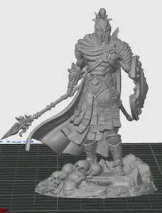 Greek Warrior - great as a desk statue or for a homebrewed D&D setting