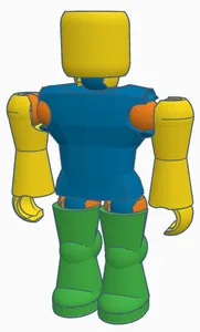 (UPD) Articulated Roblox Figure (2.0 Body)