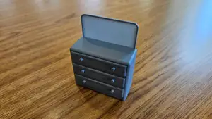 Retro Dollhouse Dresser