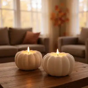 Autumn Pumpkin (LED) Tealight Holders