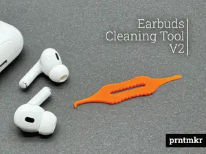 Earbuds Cleaning Tool V2 – Durable & ergonomic earwax remover for in-ear headphones