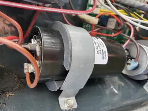 HVAC capacitor adapter ring