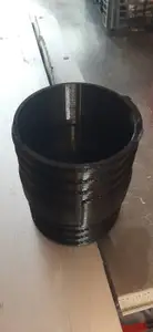 100mm ribbed flexible dust pipe connector