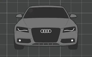 Car Keychain - Audi A4 (gen. B8)