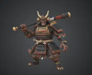 Oni Samurai Warlord – Demon Warrior with Kanabo
