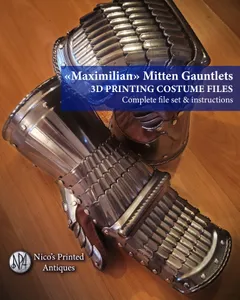 Maximilian Mitten Gauntlets (early 16th century Style)