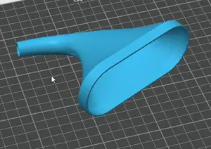 Oil filler funnel for an enduro motorcycle with a 172FMM engine