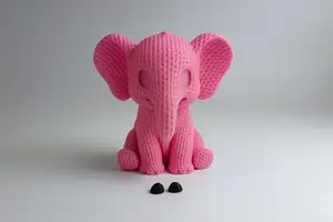 Knitted Elephant - Cute Animals