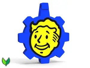 Vault Boy Pendant – Fallout-Inspired Wearable 3D Print