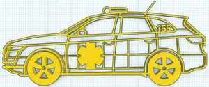 Christmas tree decoration - VW Amarok EMS // Ozdoba na vánoční stromeček - VW Amarok RV
