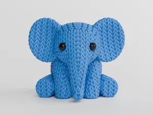 Knitted Elephant