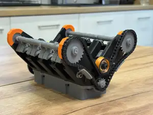 V8 Engine Model | Functional Pistons, Valves & Timing Chain