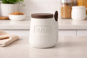 Sugar Jar with a Spoon