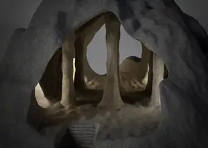 Troll Mountain Cavern - Prop - Shelf Decor - Light