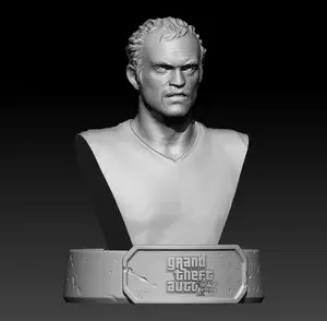 Trevor Philips Bust from GTA 5 - GTA V - Busto de Trevor Philips