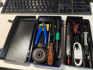 Solder/Multimeter Box with inserts for Aifen A11 and ANENG A3008