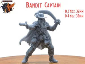 Bandit Captain - MGM Print-Ready Mini