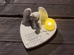 Angel Soldier Memorial Statue - Always Loved Forever Missed