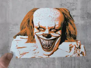 Pennywise - IT - 3 filaments painting! HueForge