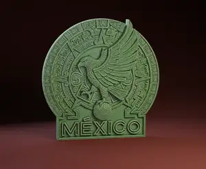 FMF El Tri – Mexico National Football Crest (Bas-Relief Edition) : World Cup 2026