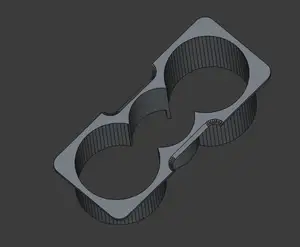 VW Golf 5 & Golf 6 cup holder - with small can in the middle