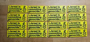 "**rael is commiting genocide"