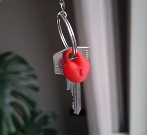 Keychain Heart Lock