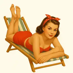 Retro Dreamy Girl Phone Holder