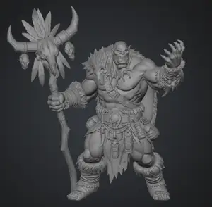 D&D style Orc Shaman