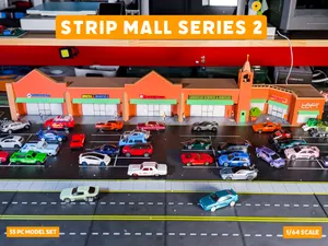 Strip Mall Series 2 Model Set - 1:64 Scale Diorama