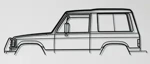 Mitsubishi Pajero 1987 Wall Art