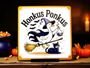 Honkus Ponkus - Halloween Duck Goose Hueforge