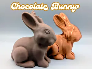 Choco Bunny Sculpture