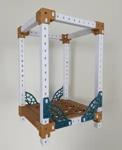 PlantStacker (HomeRacker) - a stackable shelf for plants.
