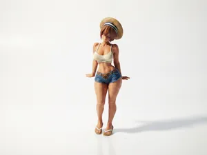 Toph Figurine Avatar Anime Collectible 3D Printable