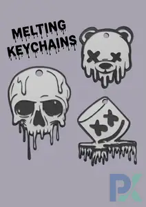 melting key chains
