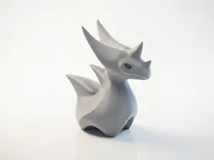 Abstract Dinosaur Figurine Animal 3D Printable