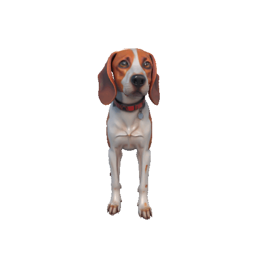 Beagle Figurine – 3D Printable Friendly Dog Model