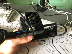 Fan extension for steam deck dock 40mm fan.