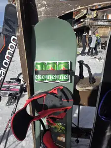 snowboard beer holder
