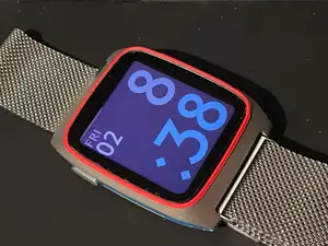 Pebble Time 2 screen edge bumper