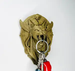 Sphynx Egyptian cat wall key organizer