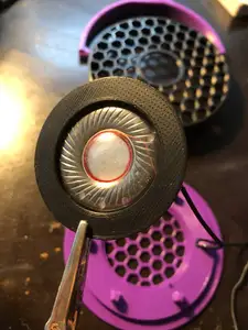 50mm to 40mm driver flange for PrusaBeat Headphones V2