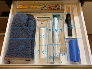 GRIDFINITY Kitchen accessories organizer for BLUM drawers
