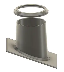 20 Degree 75mm ventilation pipe roof plate