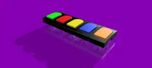 Riffmaster to Guitar Hero Fret adapter