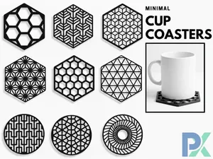 Minimal Cup Coasters