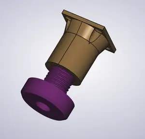 Adjustable furniture leg.